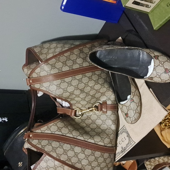 GUCCI MONOGRAM X-LARGE HANDBAG - Picture 9 of 10